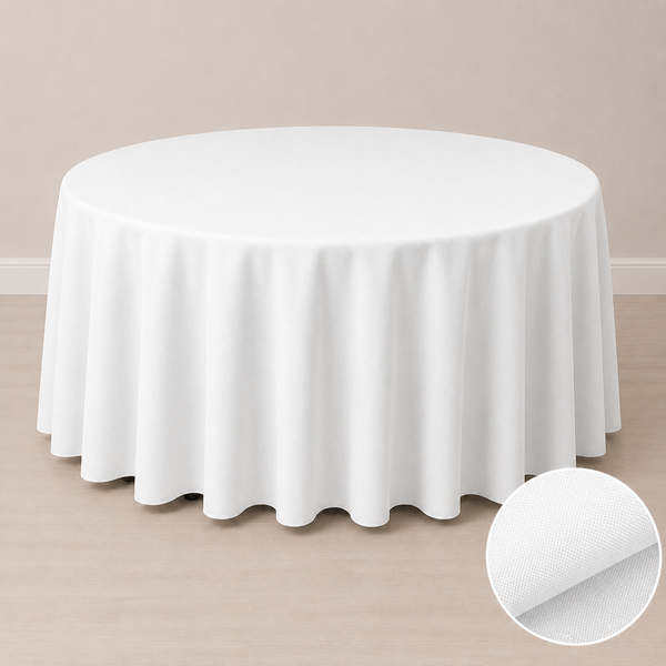132’’ round SPUN tablecloth