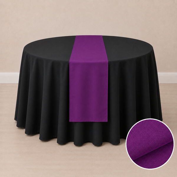 12'' x 108'' regular fabric table runner
