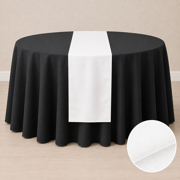 12'' x 108'' regular fabric table runner