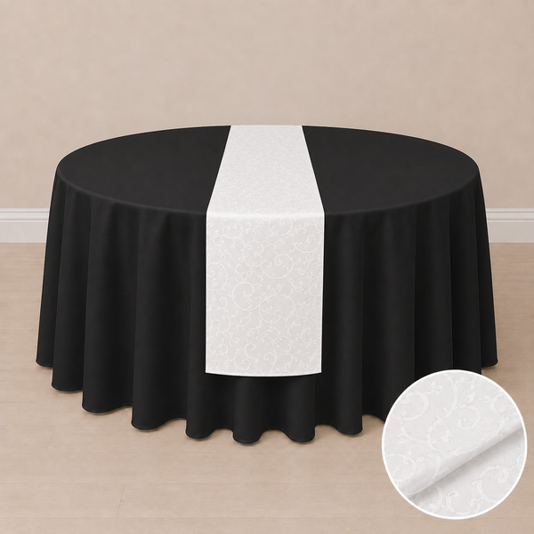 12'' x 108'' jacquard table runner