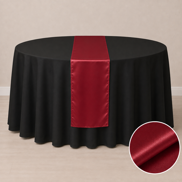 12'' x 108'' satin table runner