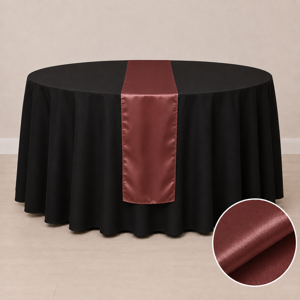 12'' x 108'' satin table runner