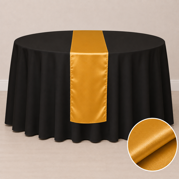 12'' x 108'' satin table runner