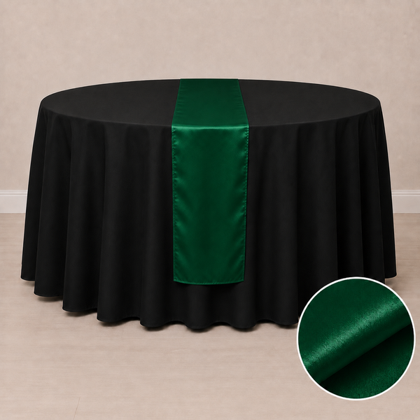 12'' x 108'' satin table runner