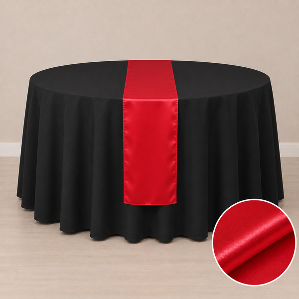 12'' x 108'' satin table runner