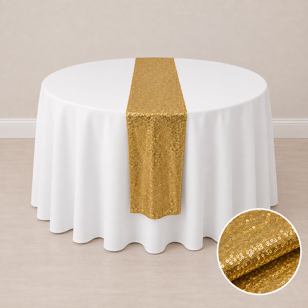 12'' x 108'' sequin table runner