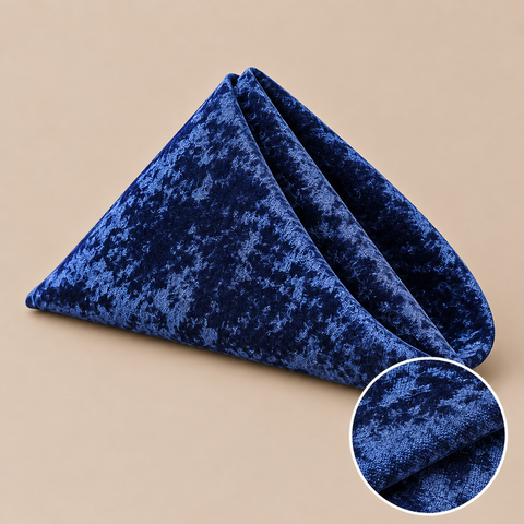 20'' x 20'' crushed velvet napkin (per dozen)