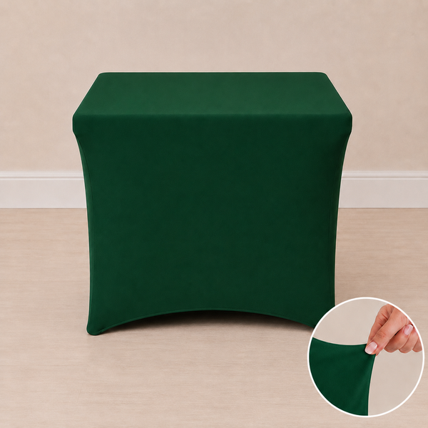 30'' x 30'' x 30'' spandex tablecloth