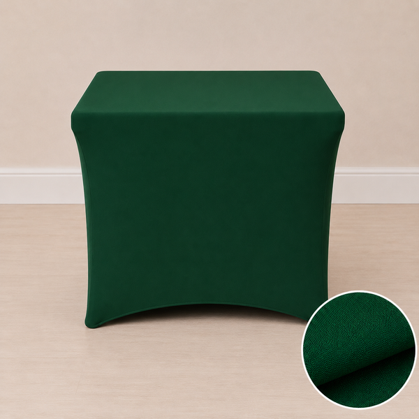 30'' x 30'' x 30'' spandex tablecloth