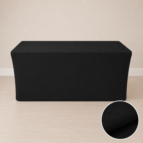 4' fitted regular fabric tablecloth