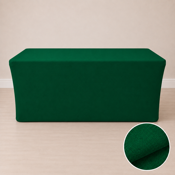 6' fitted regular fabric tablecloth