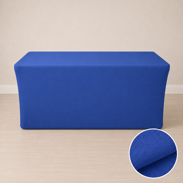 6' fitted regular fabric tablecloth