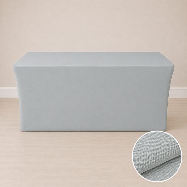 6' fitted regular fabric tablecloth