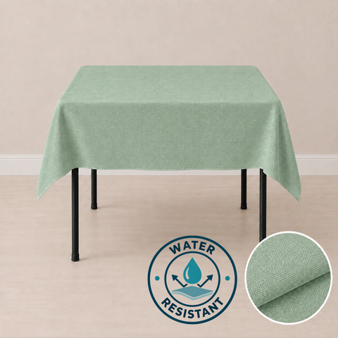 54'' x 54'' water resistant tablecloth
