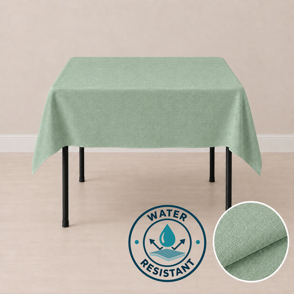 54'' x 54'' water resistant tablecloth