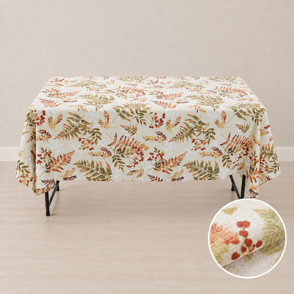 58'' x 78'' tablecloth (folha pattern)