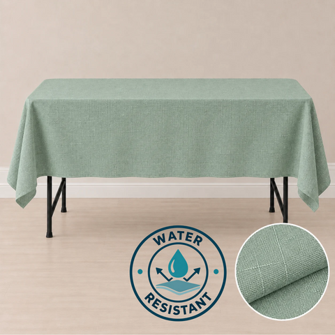 54'' x 80'' water resistant tablecloth