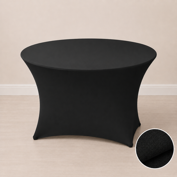 6-ft round spandex tablecloth