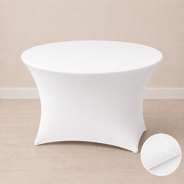 6-ft round spandex tablecloth
