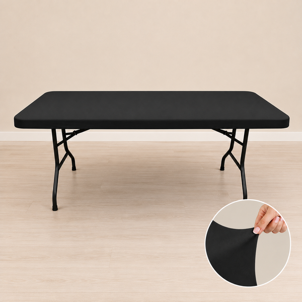 8-ft rectangular spandex table topper (tablecloth)