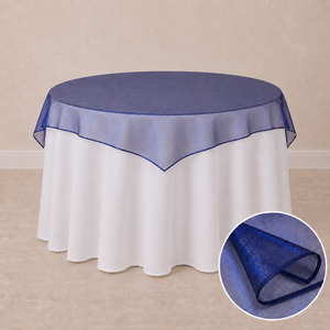 60'' x 60'' organza tablecloth