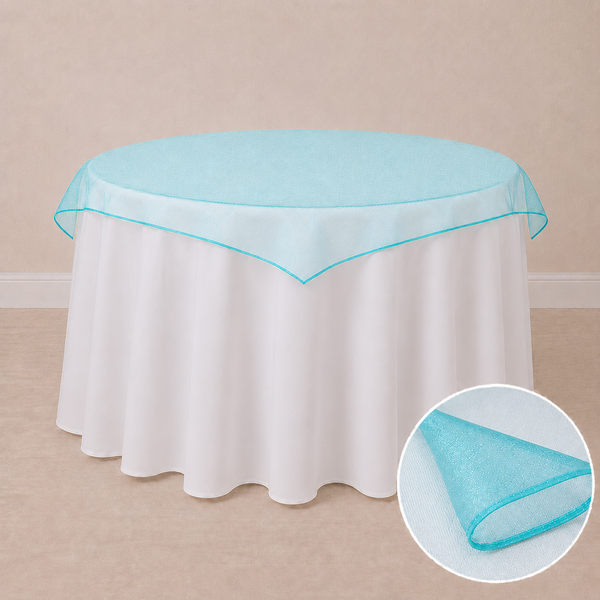 60'' x 60'' organza tablecloth
