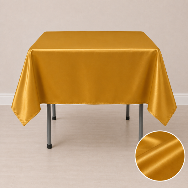 60'' x 60'' satin tablecloth