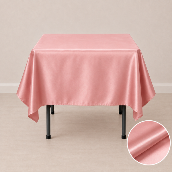 60'' x 60'' satin tablecloth
