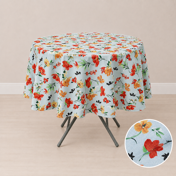 70'' round tablecloth (joy pattern)
