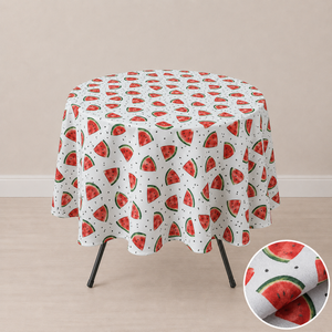 70'' round tablecloth (melon pattern)