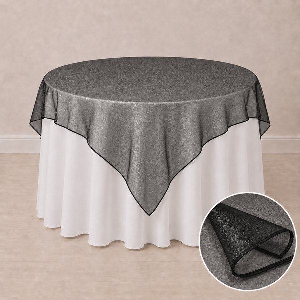 72'' x 72'' organza tablecloth