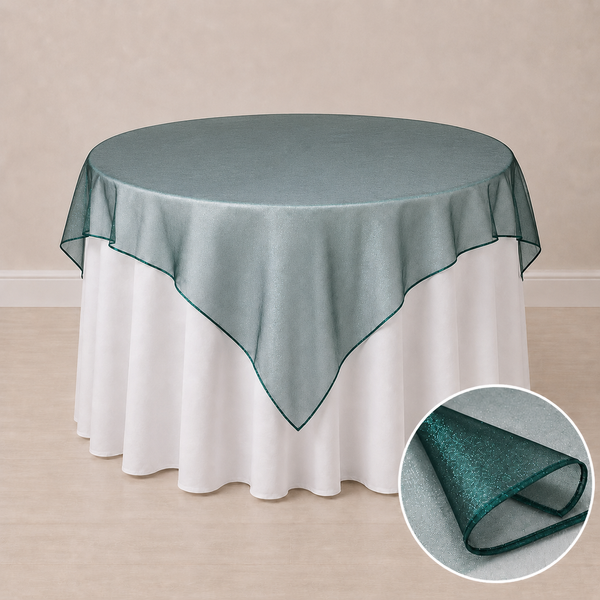 72'' x 72'' organza tablecloth