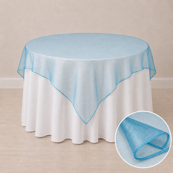 72'' x 72'' organza tablecloth