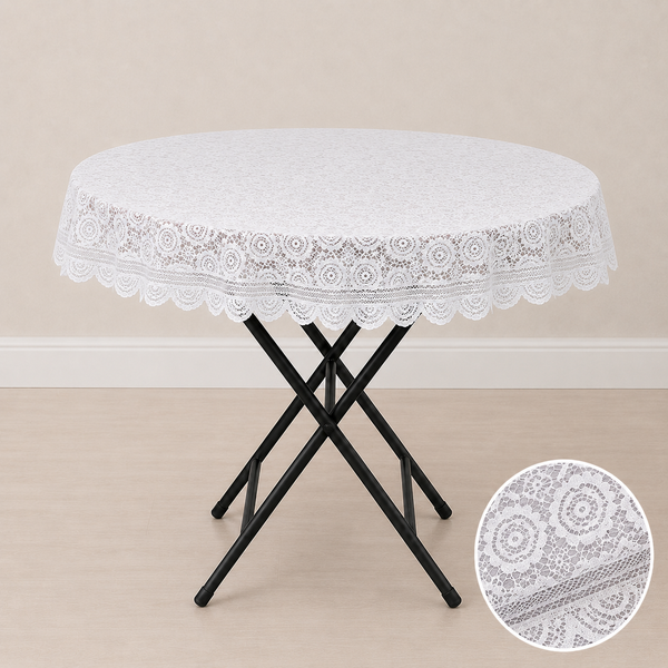 80'' round lace tablecloth