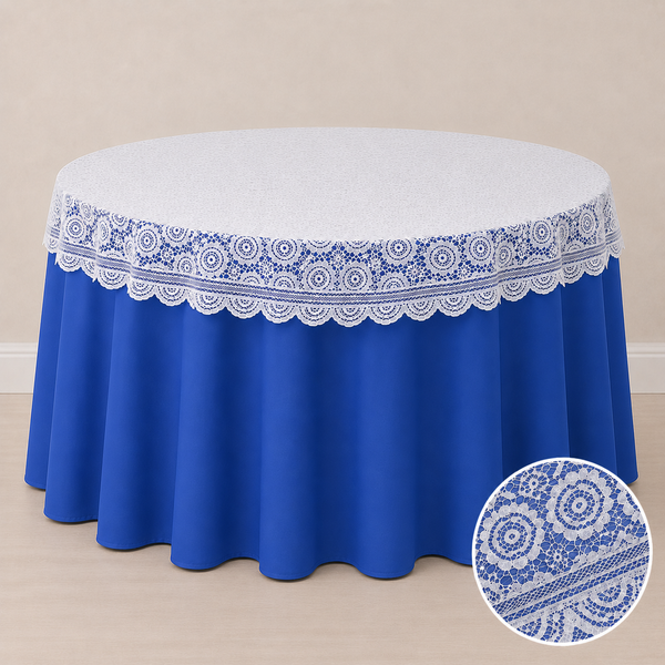 80'' round lace tablecloth