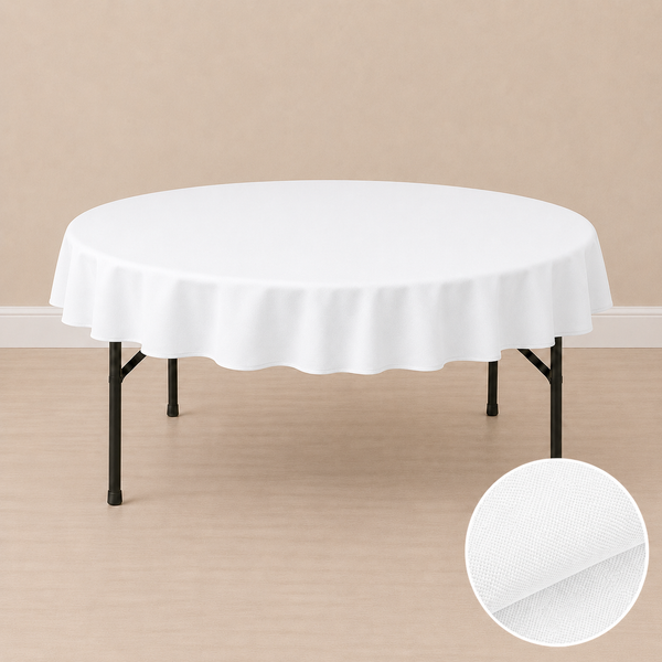 80'' round SPUN tablecloth