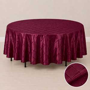 106'' round taffeta tablecloth