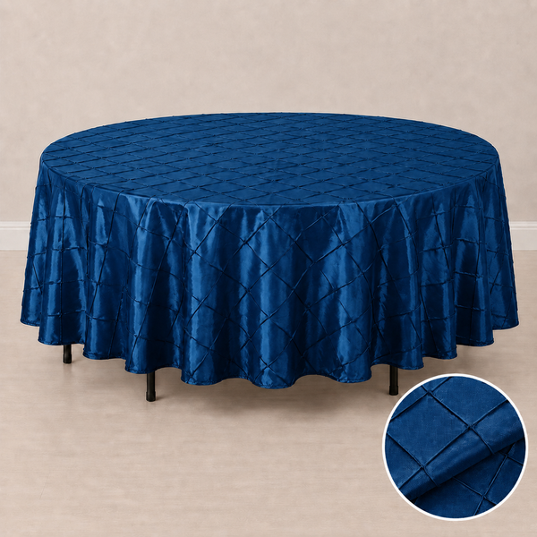 106'' round taffeta tablecloth