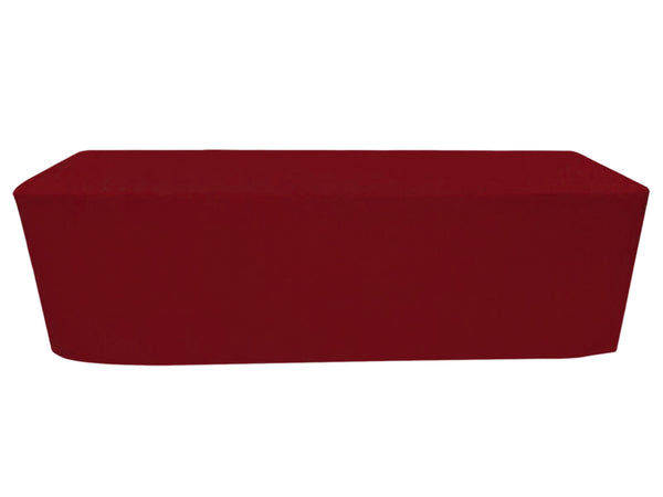 8' fitted regular fabric tablecloth