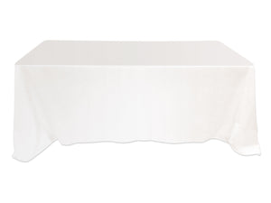 90'' x 156'' fire retardant tablecloth