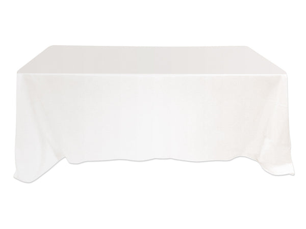 90'' x 156'' fire retardant tablecloth