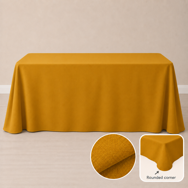 90'' x 132" SPUN tablecloth