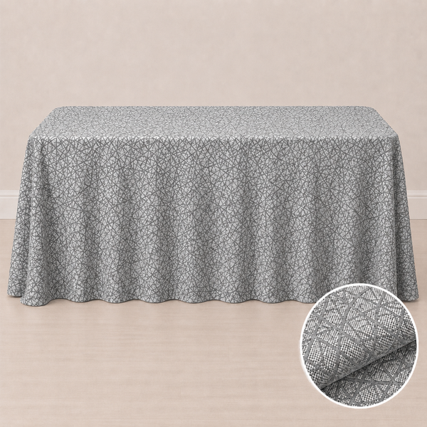 90'' x 132'' tablecloth (crystal pattern)