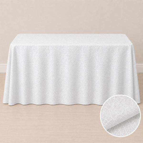 90'' x 132'' tablecloth (crystal pattern)