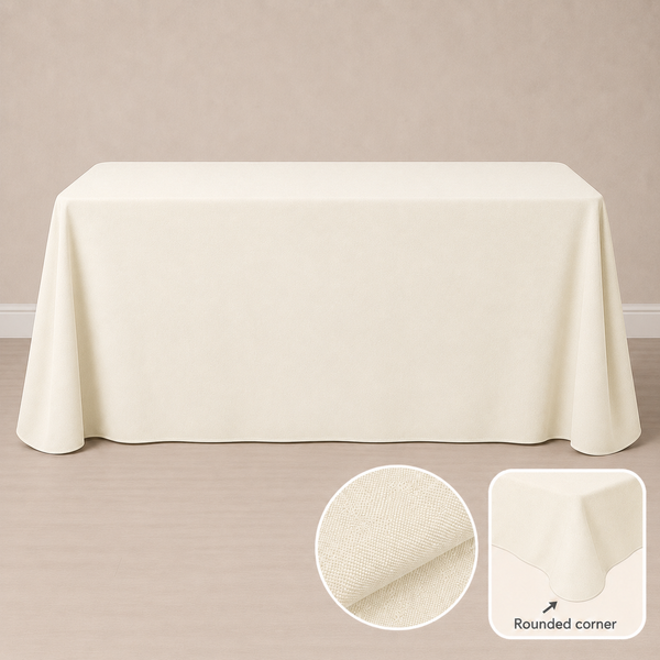 90'' x 132" tablecloth