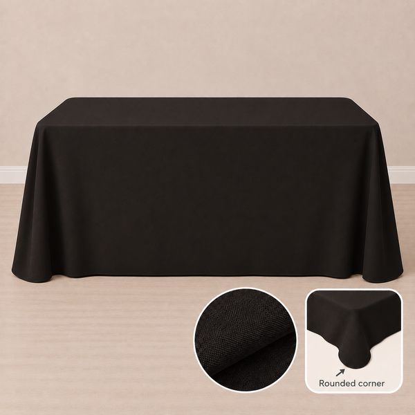 90'' x 132" SPUN tablecloth