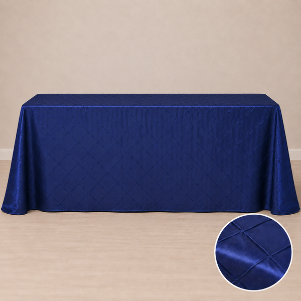90'' x 132'' taffeta tablecloth