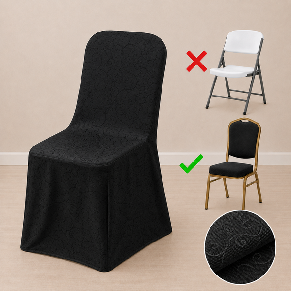 Jacquard banquet chair cover