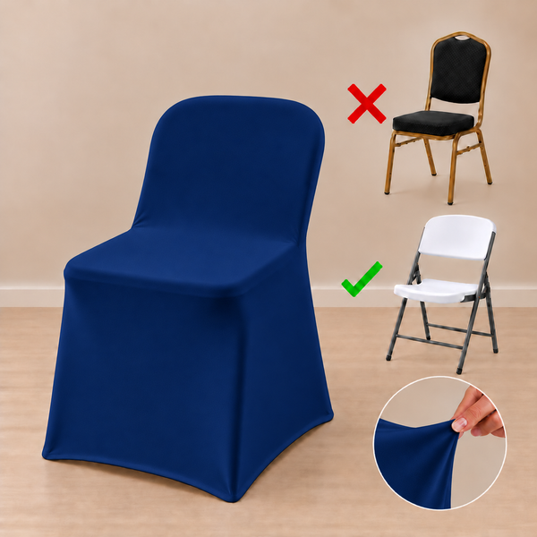 Spandex folding chair cover