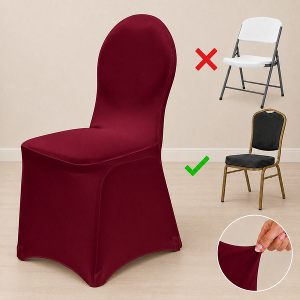 Spandex banquet chair cover
